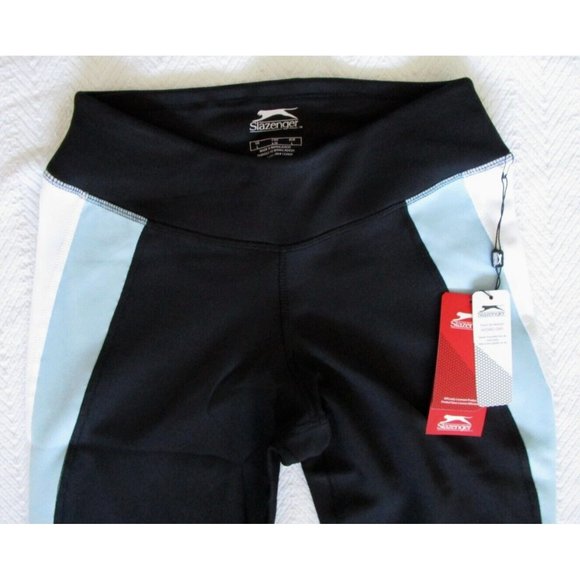 Slazenger Ladies' Sports Performance Short Leggings - NWT Light Blue - LARGE - Picture 8 of 12